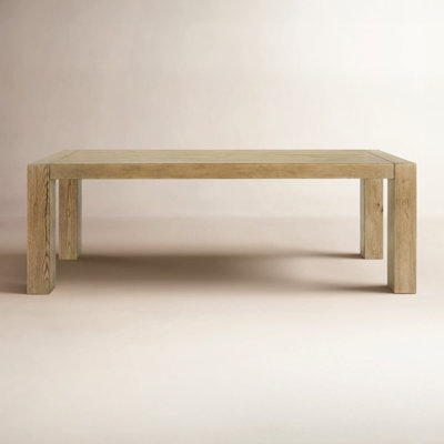 Elise 89" Solid Wood Dining Table