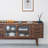 Solid wood tea sideboard storage cabinet