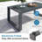 All-Weather Aluminum Outdoor Coffee Table-1221694244