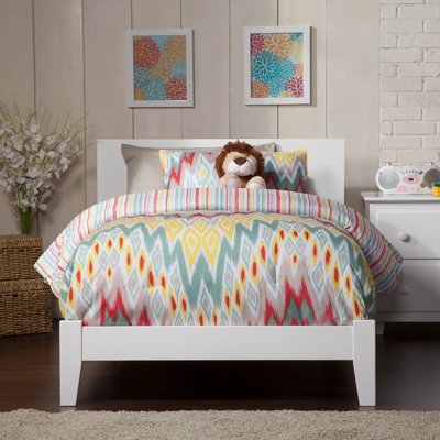Amodio Solid Wood Panel Bed