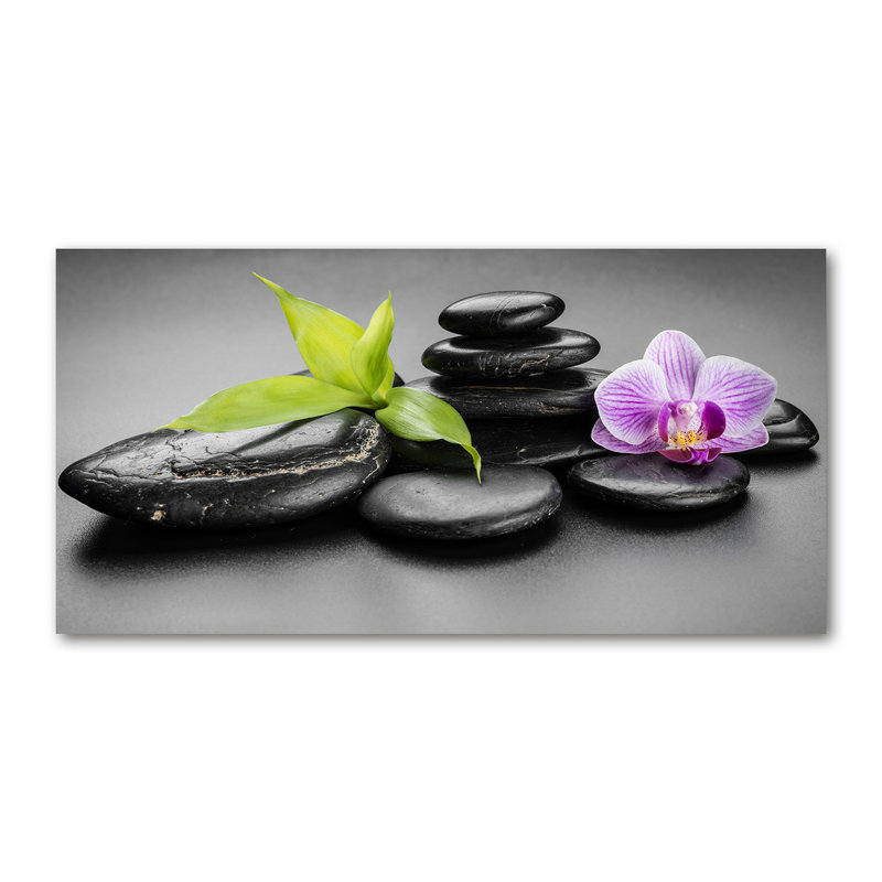 Zen Stones - No Frame Print on Canvas