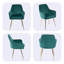 Ensemble de 2 chaises d'appoint rembourrées-329695144