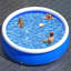Piscine gonflable en filet à ressorts papillon 183 * 51-126813763