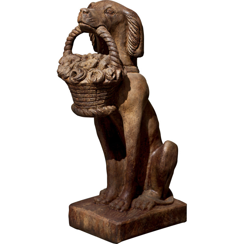 Statue de chien rétro, Pietra Nuova