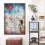 «Girl and Heart Balloon», reproduction sur toile-1535427409