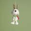 Snoopy With Gift Ornament