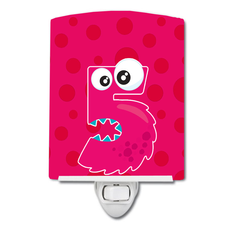 Lampe de nuit en céramique monster month 5