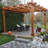 10 ft. W x 12 ft. D Breeze Solid Cedar Wood Pergola-90582536-90582537