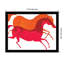 «Horses» par Richard A. Allen, reproduction d'art encadrée sur bois-220755948-220755942