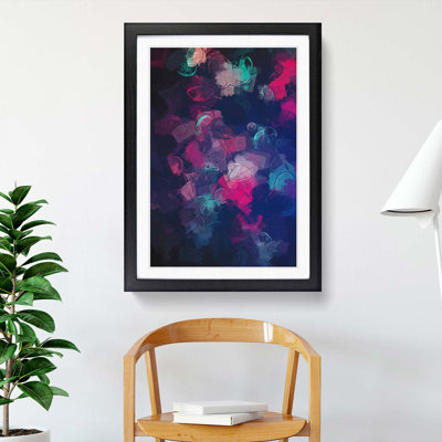 Many Jellyfish in Abstract - Framed Print