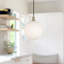 Bolla 5-In Opal Glass LED Pendant-1850531338-1850531339