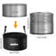 Round Wood Burning Smokeless Burner / Burner Kit