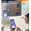 Serrure intelligente sans clé SEPOX® avec poignées 2, entrée d'empreinte digitale pour porte d'entrée avec contrôle Tuya APP et pêne dormant numérique Bluetooth, batterie de 18 mois incluse, verrouillage automatique, alimentation de secours et clé disponible-125550930