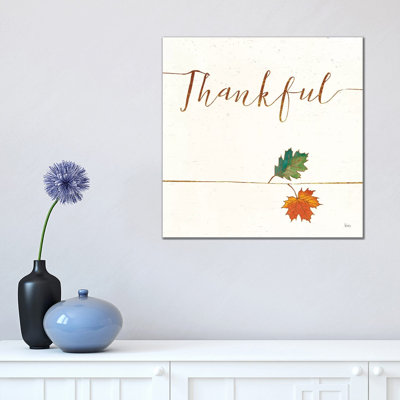 Underlined Fall VII 1 Piece Wrapped Canvas Wall Art