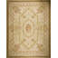 Grand tapis noué rétro médaillon chinois Aubusson