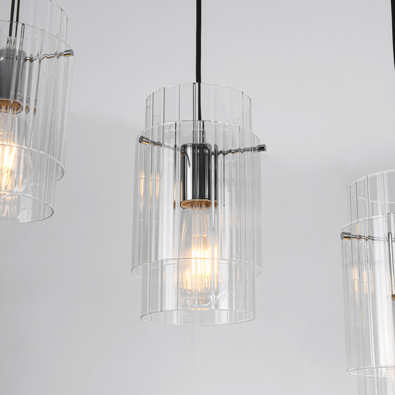 Argan 3 - Light Black Cylinder Pendant
