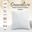Ultra Soft Embossed Quilted Velvet Throw Cushion Covers for Sofa, Couch, & Bedroom Décor - Hidden Zipper, Machine Washable & Crushed Velvet-650812217