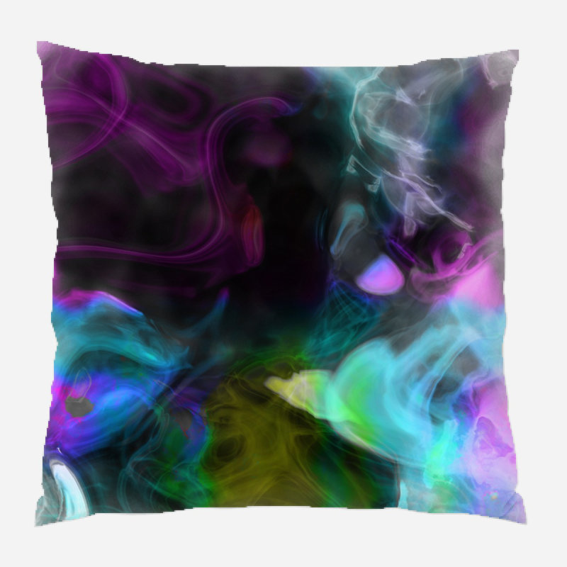 Coussin décoratif Richerson, Microsuède, Intérieur