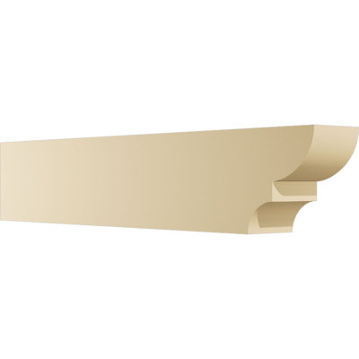 5"W x 8"H x 42"L Standard Ridgewood Signature Urethane Rafter Tail, Primed Tan