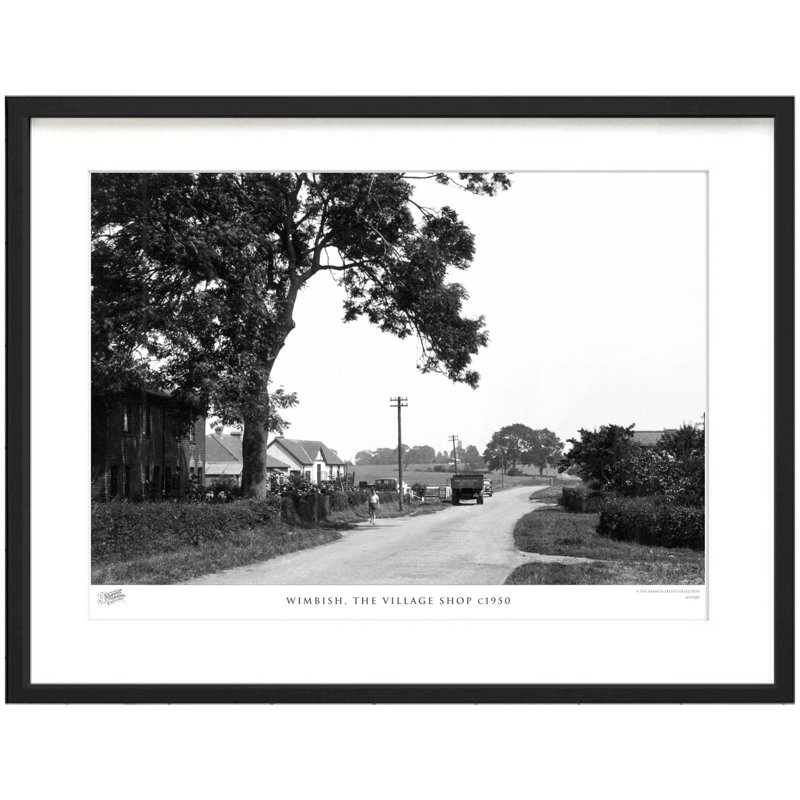 Wimbish, The Village Shop C1950 by Francis Frith - Single Picture Frame Print, 45cm H x 60cm W x 2.3cm D