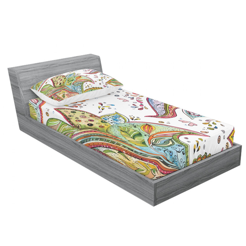 Microfiber Sheet Set, Twin XL Sheet Set with Fitted Sheet