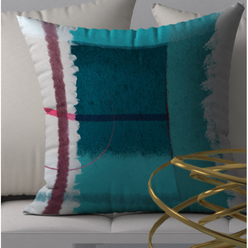  Housse et insert de coussin carré Important, 18" x 18"
