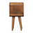 Extra Mini Minimalist Open Curved Chestnut  Bedside-1150177512