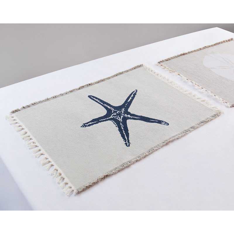 Ruthie Cotton Nautical Rectangle Placemat