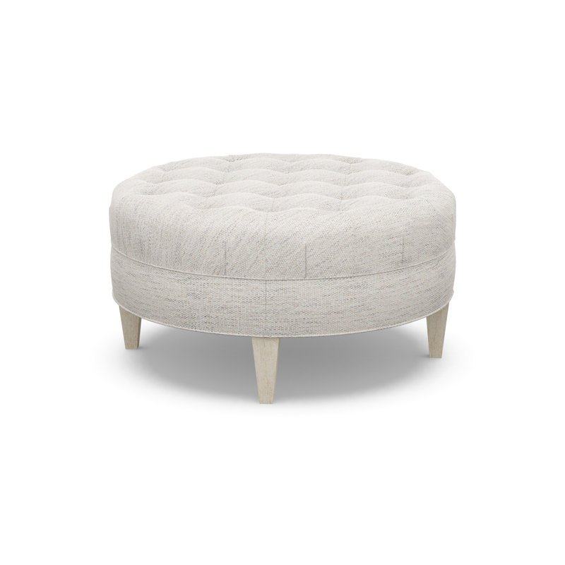 Round Ottoman, 2243-80, Sandstone