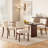 Upholstered Solid Wood Parsons Side Dining Chair-811411513