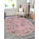 Washable Floral Indoor Rug