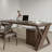 Modern and simple solid wood desk-241994019