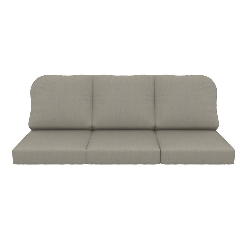Outdoor Sunbrella® 3 Seater Sofa Cushions, Spectrum Dove Sunbrella® Plainweave