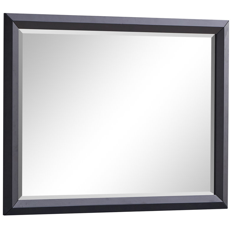 Liverpool G01600-M Mirror , Black, Black, 46.03" x 36.03"