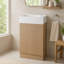 Meuble-lavabo 18,6 po avec lavabo et rangement latéral-558378294