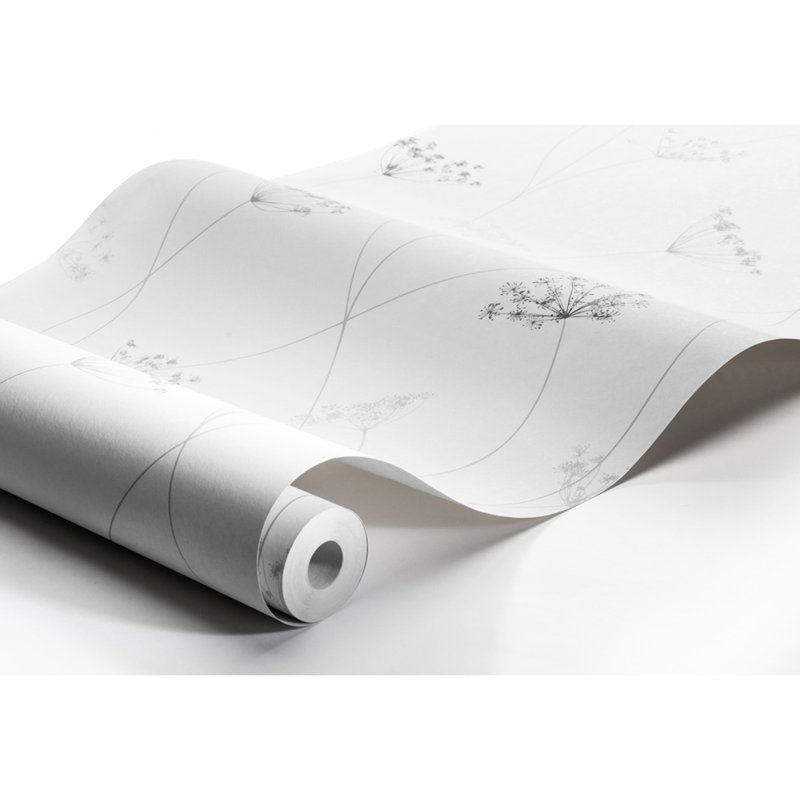 Boråstapeter Queen Anne Wallpaper, White
