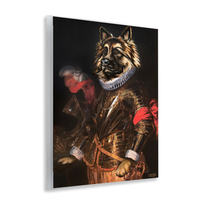 «Renaissance Dog Portrait Wall Art» par Carolee Vitaletti