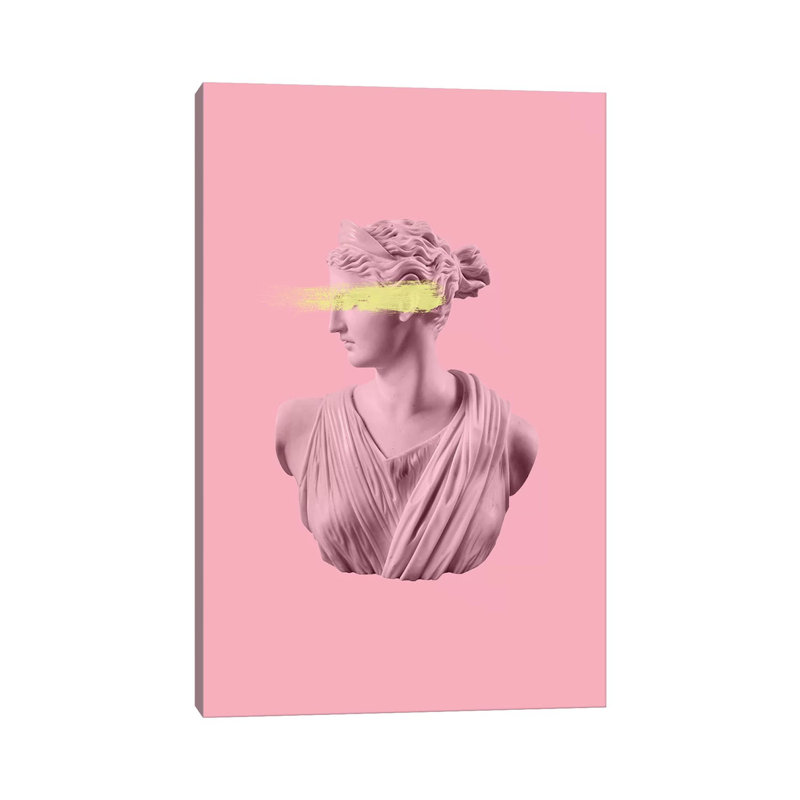 Pink Goddess - Wrapped Canvas Gallery-Wrapped Canvas Giclée, 20.32 cm H x 30.48 cm W