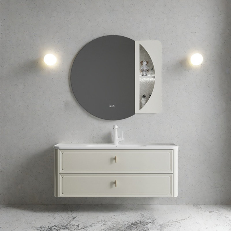 Armoire de salle de bain minimaliste et luxueuse