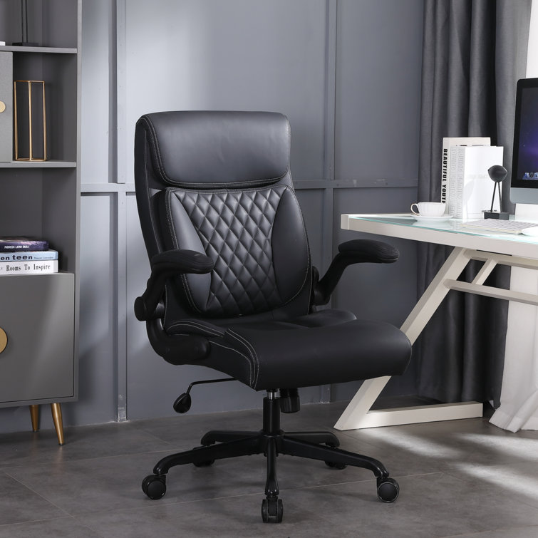 Llambrini Ergonomic Executive Chair  Faux Leather Office Chair with Headrest