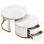 Table basse gigognes 2 tiroirs Elegant Touch