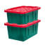 HOMZ Durabilt, bacs de rangement en plastique robustes avec couvercles-126281890-126281891