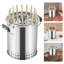 Barbecue au charbon portatif compact