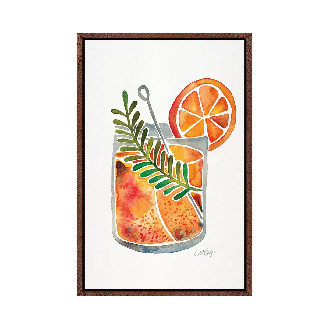 Blood Orange Tequila Sunrise von Cat Coquillette - Galerie-verpackte Leinwand Giclée