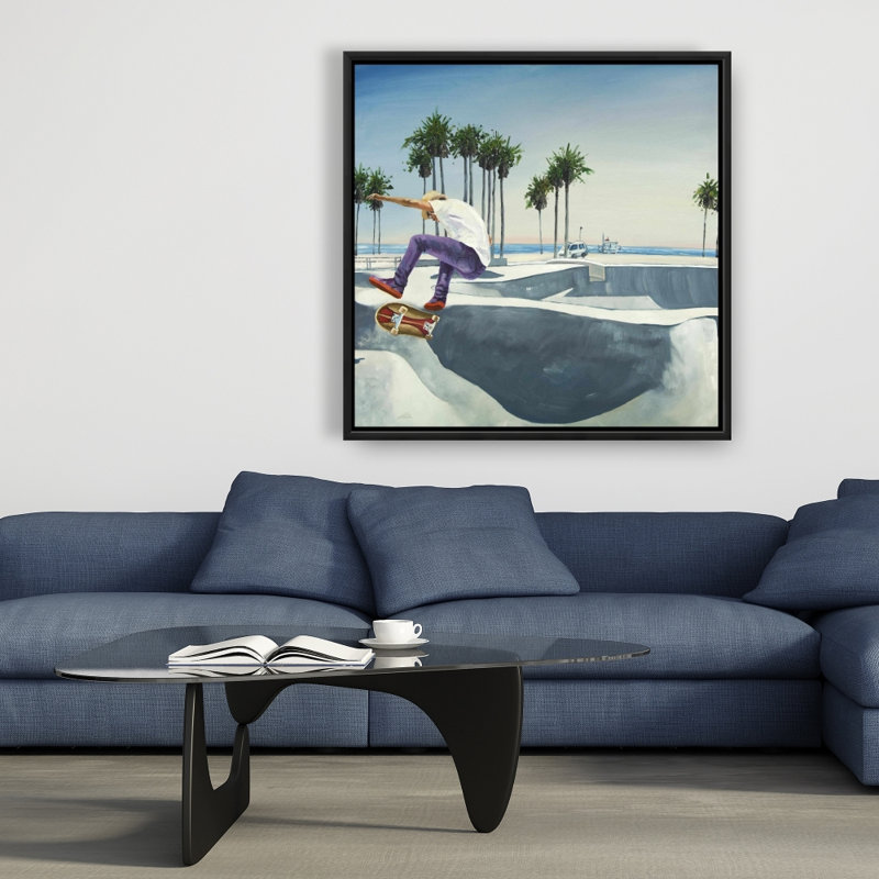 «Skate Park California» sur toile