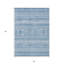Tapis intérieur / extérieur lavable bleu ciel et ivoire 5 pi x 8 pi Southwestern