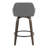 Cassiopeia Fixed-Height Bar & Counter Stool with Bent Wood Legs-94885244-94885248-94885247