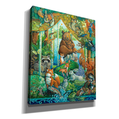 «Woodland Scene» par David Galchutt, art mural sur toile