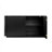 63"Wavy Storage Sideboard, Double-Door Buffet Cabinet With Adjustable Shelves, Suitable For Kitchen, Living Room, Hallway - Versatile Storage (Black)-26411403
