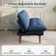 Canapé-lit futon convertible capitonné 66 po Serta-872957979